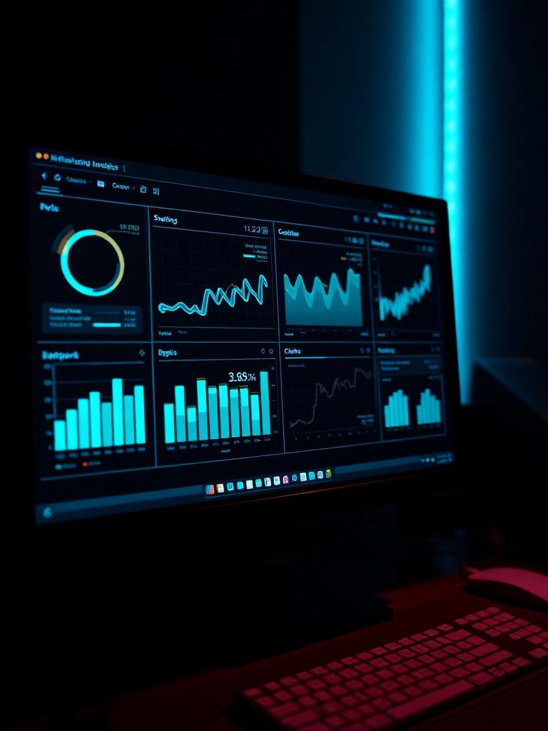 Dashboard de indicadores de negócio